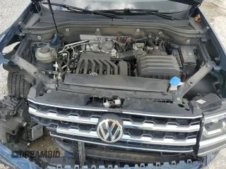2018 Volkswagen Atlas SEL Premium with VIN 1V2NR2CA1JC572687, listed as a Copart auction lot 55915415 with 75,737 mi miles and Salvage title. Bid and sale history available at DreamBid. Image 12.