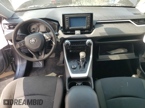 2021 Toyota RAV4 Hybrid LE with VIN 4T3LWRFV7MU029922, listed as a Copart auction lot 60116075 with 37,547 mi miles and Salvage title. Bid and sale history available at DreamBid. Image 8.