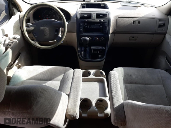 2005 Kia Sedona LX with VIN KNDUP132156641615, listed as a Copart auction lot 79973224 with 205,018 mi miles and Non Repairable. Bid and sale history available at carsss.com. Image 8.