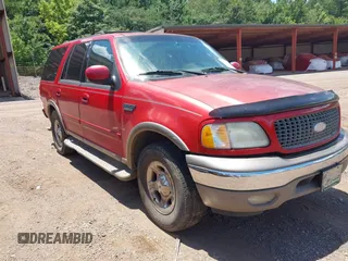 2002 Ford Expedition Eddie Bauer with VIN 1FMRU17W02LA22430, listed as a IAAI auction lot 42692442 with Not provided miles and . Bid and sale history available at DreamBid. Image 1.