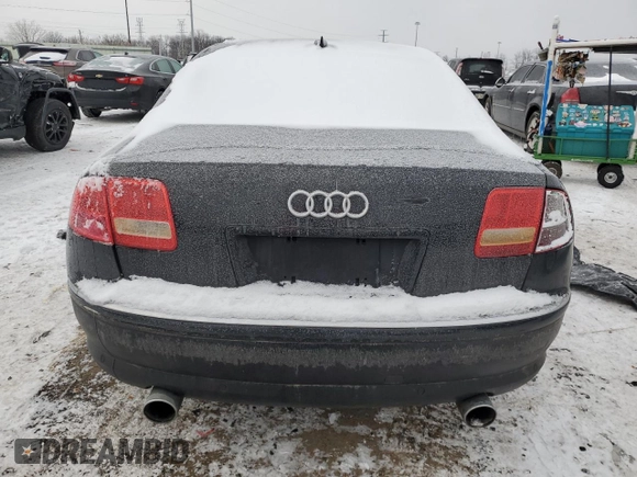 2005 Audi A8 L with VIN WAUML44E05N014638, listed as a Copart auction lot 42141715 with 153,216 mi miles and Clean Title. Bid and sale history available at carsss.com. Image 6.