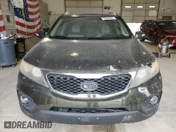 2011 Kia Sorento LX with VIN 5XYKT3A12BG138645, listed as a Copart auction lot 53482805 with 182,387 mi miles and Salvage Title. Bid and sale history available at DreamBid. Image 5.