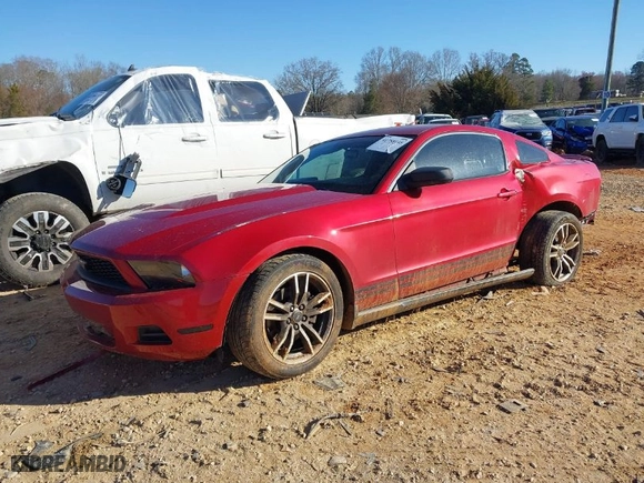 2012 Ford Mustang V6 Premium with VIN 1ZVBP8AM1C5287695, listed as a IAAI auction lot 41758145 with 174,211 mi miles. Bid and sale history available at carsss.com. Image 2.