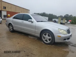 2004 Mercedes-Benz S-Class 4.3L with VIN WDBNG70J34A388195, listed as a Copart auction lot 44254255 with 0 mi miles and Salvage Title. Bid and sale history available at carsss.com. Image 4.