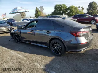 2025 Honda Civic Sedan Hybrid Sport with VIN 2HGFE4F83SH312992, listed as a Copart auction lot 47895135 with 0 mi miles and Salvage Title. Bid and sale history available at carsss.com. Image 2.