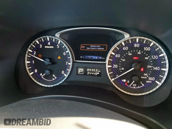 2019 Infiniti QX60 Luxe with VIN 5N1DL0MN1KC548908, listed as a Copart auction lot 48357945 with 89,353 mi miles and Salvage Title. Bid and sale history available at DreamBid. Image 9.