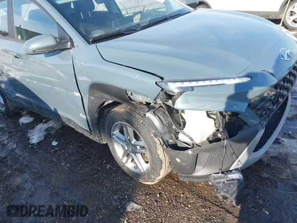 2022 Hyundai Kona SE with VIN KM8K2CAB6NU797564, listed as a IAAI auction lot 41638073 with 47,966 mi miles and . Bid and sale history available at DreamBid. Image 6.