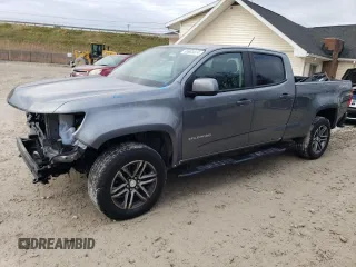 2021 Chevrolet Colorado 4WD Work Truck with VIN 1GCGTBEN2M1275066, listed as a Copart auction lot 80666024 with 44,442 mi miles and Salvage title. Bid and sale history available at DreamBid. Image 1.