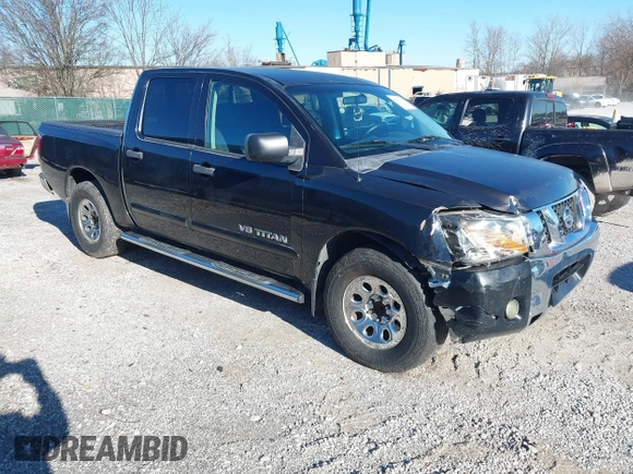 2008 Nissan Titan SE with VIN 1N6BA07DX8N310456, listed as a IAAI auction lot 41296328 with 281,767 mi miles. Bid and sale history available at carsss.com. Image 1.