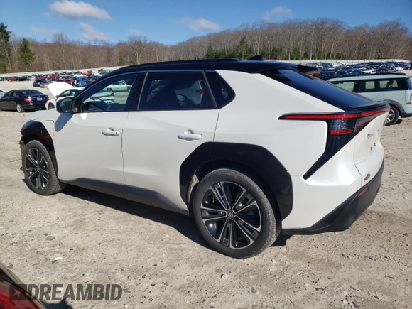 2023 Toyota bZ4X XLE with VIN JTMABACA9PA041997, listed as a Copart auction lot 52922215 with 6,490 mi miles and Salvage Title. Bid and sale history available at DreamBid. Image 2.