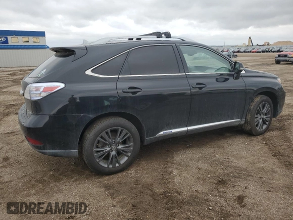 2010 Lexus RX 450h with VIN JTJBC1BA4A2006494, listed as a Copart auction lot 55313545 with Not Provided miles and Clean Title. Bid and sale history available at DreamBid. Image 3.