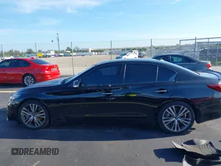 2019 Infiniti Q50 Luxe with VIN JN1EV7AP7KM516656, listed as a IAAI auction lot 42695766 with 100,206 mi miles and . Bid and sale history available at DreamBid. Image 14.