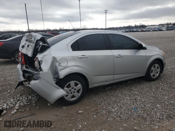 2016 Chevrolet Sonic LS z VIN 1G1JA5SH8G4110193, wystawiony jako Copart lot #45536835 z przebiegiem 116 239 mil mil oraz Szkoda całkowita • Salvage title. Historia ofert i sprzedaży dostępna na DreamBid. Obrazek 3.