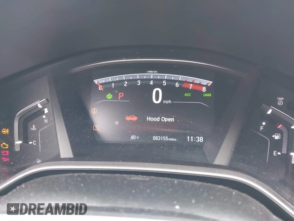 2020 Honda CR-V EX with VIN 5J6RW2H53LA002416, listed as a IAAI auction lot 41976638 with 83,115 mi miles and . Bid and sale history available at DreamBid. Image 7.