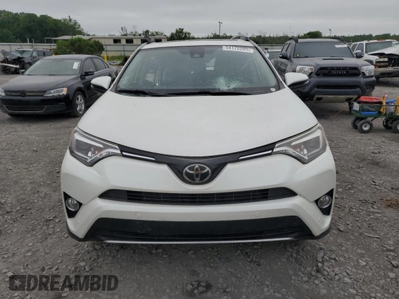 2017 Toyota RAV4 Limited with VIN JTMYFREV8HJ708660, listed as a Copart auction lot 54172205 with 57,091 mi miles and Salvage Title. Bid and sale history available at DreamBid. Image 5.