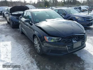 2015 Audi A3 2.0T Premium Plus with VIN WAUEFGFFXF1129971, listed as a IAAI auction lot 41592271 with 127,157 mi miles. Bid and sale history available at carsss.com. Image 1.