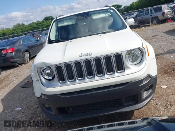 2017 Jeep Renegade Limited с VIN ZACCJBDB9HPF13318, выставлен на аукционе IAAI как лот 42551359 с пробегом 136 969 миль миль и . История ставок и продаж доступна на DreamBid. Изображение 12.