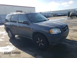 2005 Mazda Tribute i with VIN 4F2YZ02Z55KM21826, listed as a Copart auction lot 85145354 with 204,384 mi miles and Salvage Title. Bid and sale history available at carsss.com. Image 4.