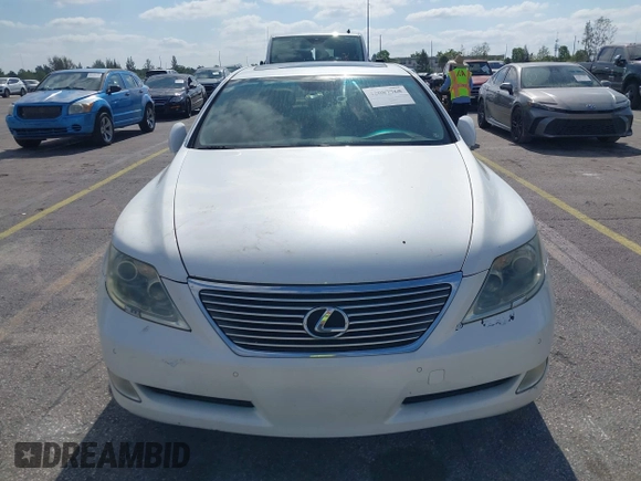 2008 Lexus LS 460 with VIN JTHBL46F485057947, listed as a IAAI auction lot 42087768 with 344,631 mi miles. Bid and sale history available at carsss.com. Image 12.