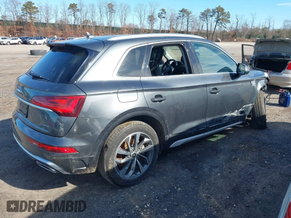 2022 Audi Q5 S line Premium Plus with VIN WA1EAAFY6N2111079, listed as a IAAI auction lot 41561501 with 67,799 mi miles. Bid and sale history available at carsss.com. Image 4.