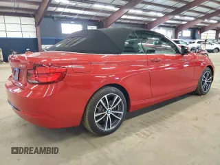 2018 BMW 2 Series 230i xDrive with VIN WBA2K1C53JVD41137, listed as a Copart auction lot 46621633 with 21,004 mi miles. Bid and sale history available at carsss.com. Image 3.