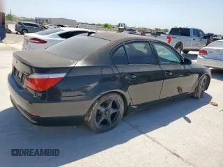 2008 BMW 5 Series 535i with VIN WBANW13568CZ82867, listed as a Copart auction lot 52788405 with Not Provided miles and Clean Title. Bid and sale history available at carsss.com. Image 3.