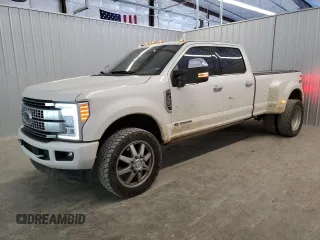 2018 Ford F-350 XL with VIN 1FT8W3DT3JEB87472, listed as a Copart auction lot 82901364 with 107,992 mi miles and Clean Title. Bid and sale history available at DreamBid. Image 1.