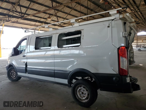2019 Ford Transit z VIN 1FTYR2ZM5KKB65480, wystawiony jako Copart lot #43435015 z przebiegiem 94 953 mil mil oraz Czysty tytuł • Clean title. Historia ofert i sprzedaży dostępna na DreamBid. Obrazek 2.