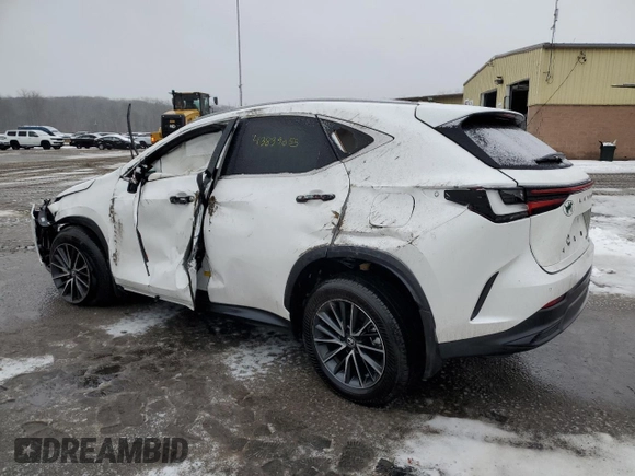 2025 Lexus NX 350 z VIN 2T2AGCEZ7SC061570, wystawiony jako Copart lot #43839055 z przebiegiem Nie podano mil oraz Szkoda całkowita • Salvage title. Historia ofert i sprzedaży dostępna na DreamBid. Obrazek 2.