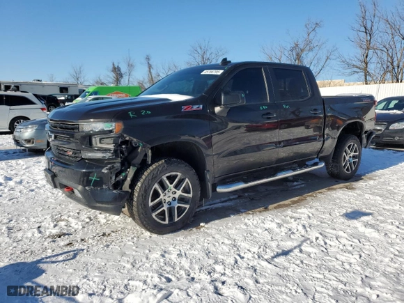 2019 Chevrolet Silverado 1500 LT Trail Boss with VIN 1GCPYFED0KZ409197, listed as a Copart auction lot 45756795 with 82,038 mi miles and Salvage Title. Bid and sale history available at carsss.com. Image 1.