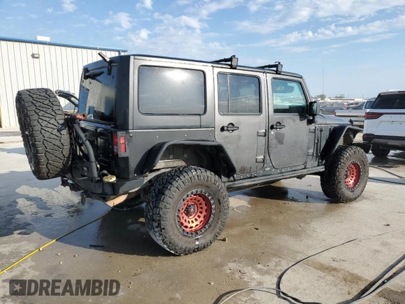 2018 Jeep Wrangler JK Unlimited Sport S with VIN 1C4BJWDG8JL812324, listed as a Copart auction lot 76595354 with 140,013 mi miles and Salvage Title. Bid and sale history available at carsss.com. Image 3.