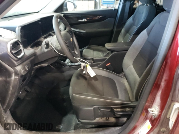 2024 Chevrolet TrailBlazer LS with VIN KL79MNSL3RB081509, listed as a Copart auction lot 86364794 with 25,550 mi miles and Salvage Title. Bid and sale history available at DreamBid. Image 7.