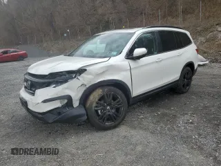 2022 Honda Pilot Special Edition with VIN 5FNYF6H2XNB052478, listed as a Copart auction lot 53262045 with 61,461 mi miles and Salvage Title. Bid and sale history available at carsss.com. Image 1.
