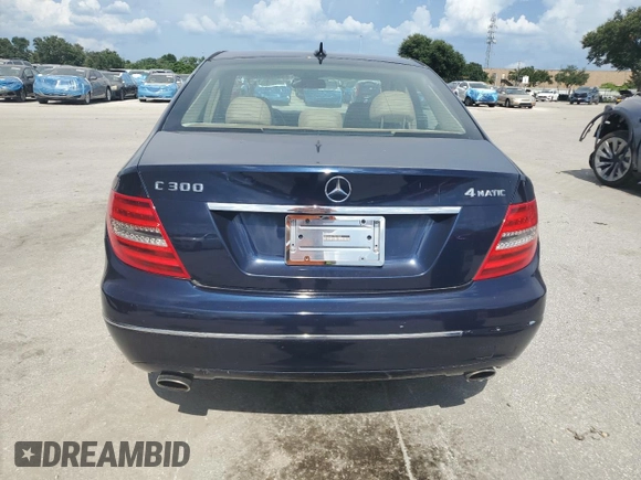 2012 Mercedes-Benz C 300 Sport with VIN WDDGF8BB1CR210302, listed as a Copart auction lot 64289725 with 136,499 mi miles and Clean title. Bid and sale history available at DreamBid. Image 6.