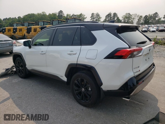 2023 Toyota RAV4 Hybrid XSE with VIN JTME6RFV5PJ034726, listed as a Copart auction lot 59105585 with 35,528 mi miles and Salvage title. Bid and sale history available at DreamBid. Image 2.
