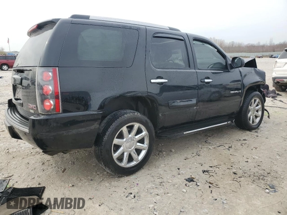 2010 GMC Yukon Denali with VIN 1GKUKEEF2AR190648, listed as a Copart auction lot 51411465 with 206,249 mi miles and Clean Title. Bid and sale history available at carsss.com. Image 3.