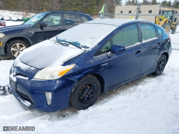 2012 Toyota Prius One with VIN JTDKN3DU2C1587728, listed as a IAAI auction lot 41490723 with NaN miles. Bid and sale history available at carsss.com. Image 2.
