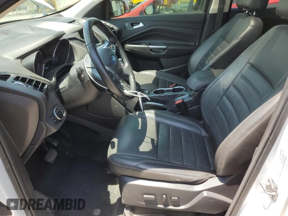 2016 Ford Escape Titanium with VIN 1FMCU9J96GUA48071, listed as a Copart auction lot 60742815 with 193,100 mi miles and Salvage title. Bid and sale history available at DreamBid. Image 7.