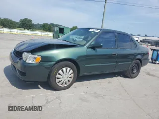 2001 Toyota Corolla CE with VIN 2T1BR12E91C434003, listed as a Copart auction lot 62450185 with 116,029 mi miles and Salvage title. Bid and sale history available at DreamBid. Image 1.