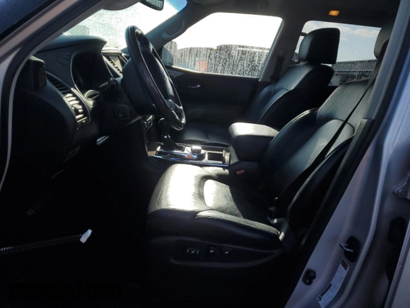 2015 Infiniti QX80 z VIN JN8AZ2NE5F9080124, wystawiony jako Copart lot #55226415 z przebiegiem Nie podano mil oraz Czysty tytuł • Clean title. Historia ofert i sprzedaży dostępna na DreamBid. Obrazek 7.