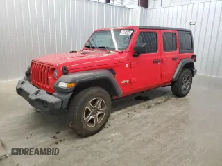 2020 Jeep Wrangler Unlimited Sport S с VIN 1C4HJXDN5LW155434, выставлен на аукционе Copart как лот 69834044 с пробегом 80 607 миль миль и Чистый • Clean title. История ставок и продаж доступна на DreamBid. Изображение 1.