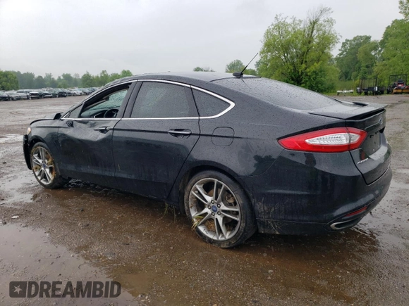 2013 Ford Fusion Titanium with VIN 3FA6P0K9XDR253596, listed as a Copart auction lot 60047845 with 119,426 mi miles and Salvage title. Bid and sale history available at DreamBid. Image 2.