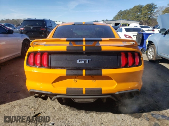 2018 Ford Mustang GT with VIN 1FA6P8CF8J5126377, listed as a Copart auction lot 88294875 with 142,465 mi miles and Salvage Title. Bid and sale history available at carsss.com. Image 6.