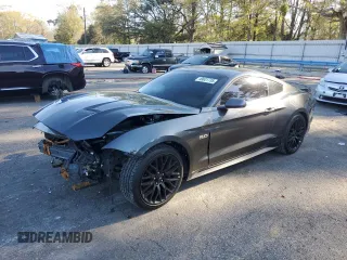2020 Ford Mustang GT with VIN 1FA6P8CF2L5177991, listed as a Copart auction lot 49631735 with 64,830 mi miles and Salvage title. Bid and sale history available at DreamBid. Image 1.