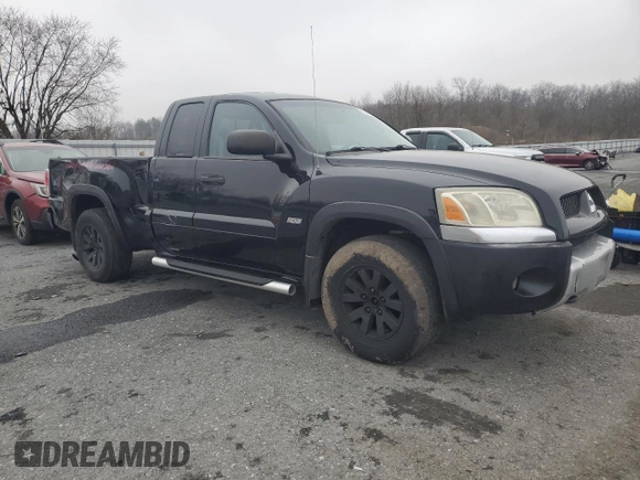 2006 Mitsubishi Raider Duro Cross with VIN 1Z7HT32NX6S529395, listed as a Copart auction lot 50308885 with 171,697 mi miles and Salvage Title. Bid and sale history available at carsss.com. Image 4.