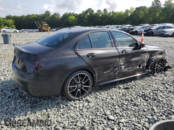 2020 Mercedes-Benz C 300 with VIN 55SWF8DB4LU331784, listed as a Copart auction lot 60528855 with 110,218 mi miles and Salvage title. Bid and sale history available at DreamBid. Image 3.