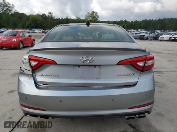 2015 Hyundai Sonata Sport z VIN 5NPE34AB1FH074866, wystawiony jako Copart lot #56642235 z przebiegiem 118 094 mil mil oraz Szkoda całkowita • Salvage title. Historia ofert i sprzedaży dostępna na DreamBid. Obrazek 6.
