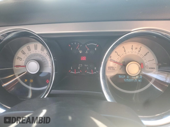 2011 Ford Mustang GT with VIN 1ZVBP8CF3B5103385, listed as a Copart auction lot 45706415 with 125,207 mi miles and Salvage Title. Bid and sale history available at carsss.com. Image 9.