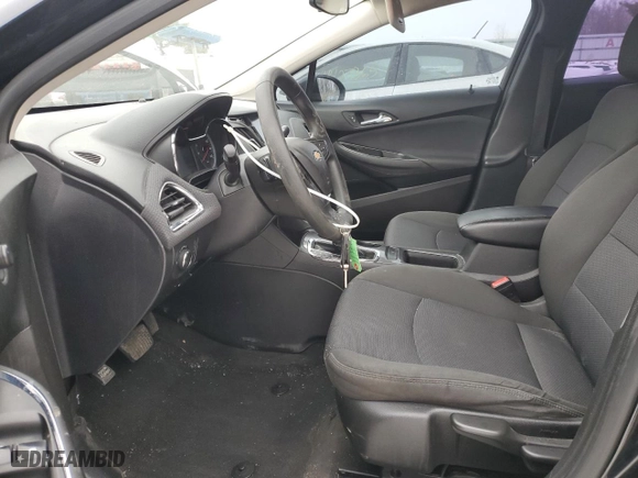2018 Chevrolet Cruze LT with VIN 1G1BE5SM7J7146470, listed as a Copart auction lot 44988165 with 120,447 mi miles and Clean Title. Bid and sale history available at carsss.com. Image 7.