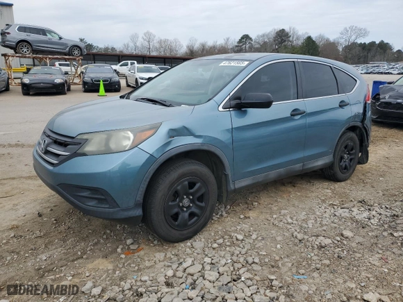 2014 Honda CR-V LX with VIN 2HKRM3H39EH505279, listed as a Copart auction lot 47621565 with 204,554 mi miles and Salvage Title. Bid and sale history available at carsss.com. Image 1.